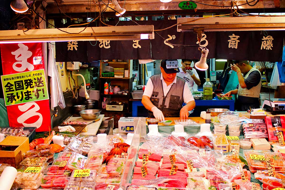Marché de Tsukiji - Tokyo